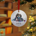 Load image into Gallery viewer, Custom Dog ArtShih Tzu Christmas Ornament | Personalized