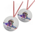 Load image into Gallery viewer, Custom Dog ArtShih Tzu Christmas Ornament | Personalized