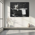 Load image into Gallery viewer, Custom Dog ArtWestie Bubble Bath Art - Custom West Highland Terrier Canvas Print