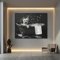 Load image into Gallery viewer, Custom Dog ArtWestie Bubble Bath Art - Custom West Highland Terrier Canvas Print