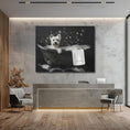 Load image into Gallery viewer, Custom Dog ArtWestie Bubble Bath Art - Custom West Highland Terrier Canvas Print