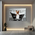Load image into Gallery viewer, Custom Dog Art: Yorkie in a Bubble Bath Art | Personalize for Your Dog, Shop Now!