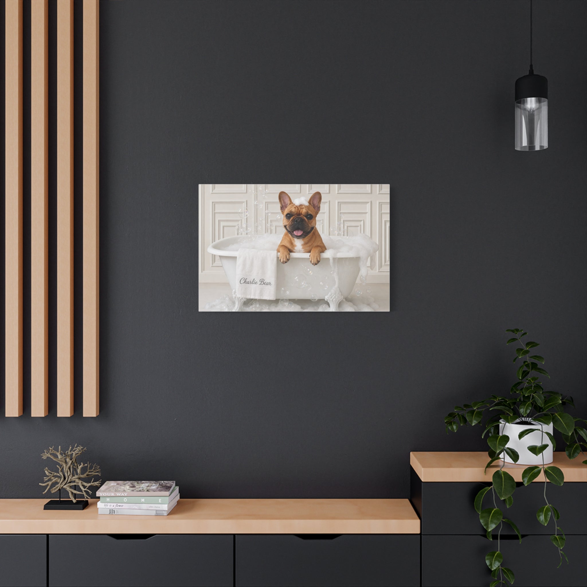 Charlie Bear Bubble Bath Art | Official Charlie Bear Collection Canvas