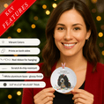 Load image into Gallery viewer, Custom Dog ArtBasset Hound Puppy Christmas Ornament | Personalized
