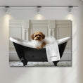 Load image into Gallery viewer, Custom Dog ArtCavapoo Bathtub Art | Personalized Dog Portrait
