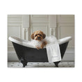 Load image into Gallery viewer, Custom Dog ArtCavapoo Bathtub Art | Personalized Dog Portrait
