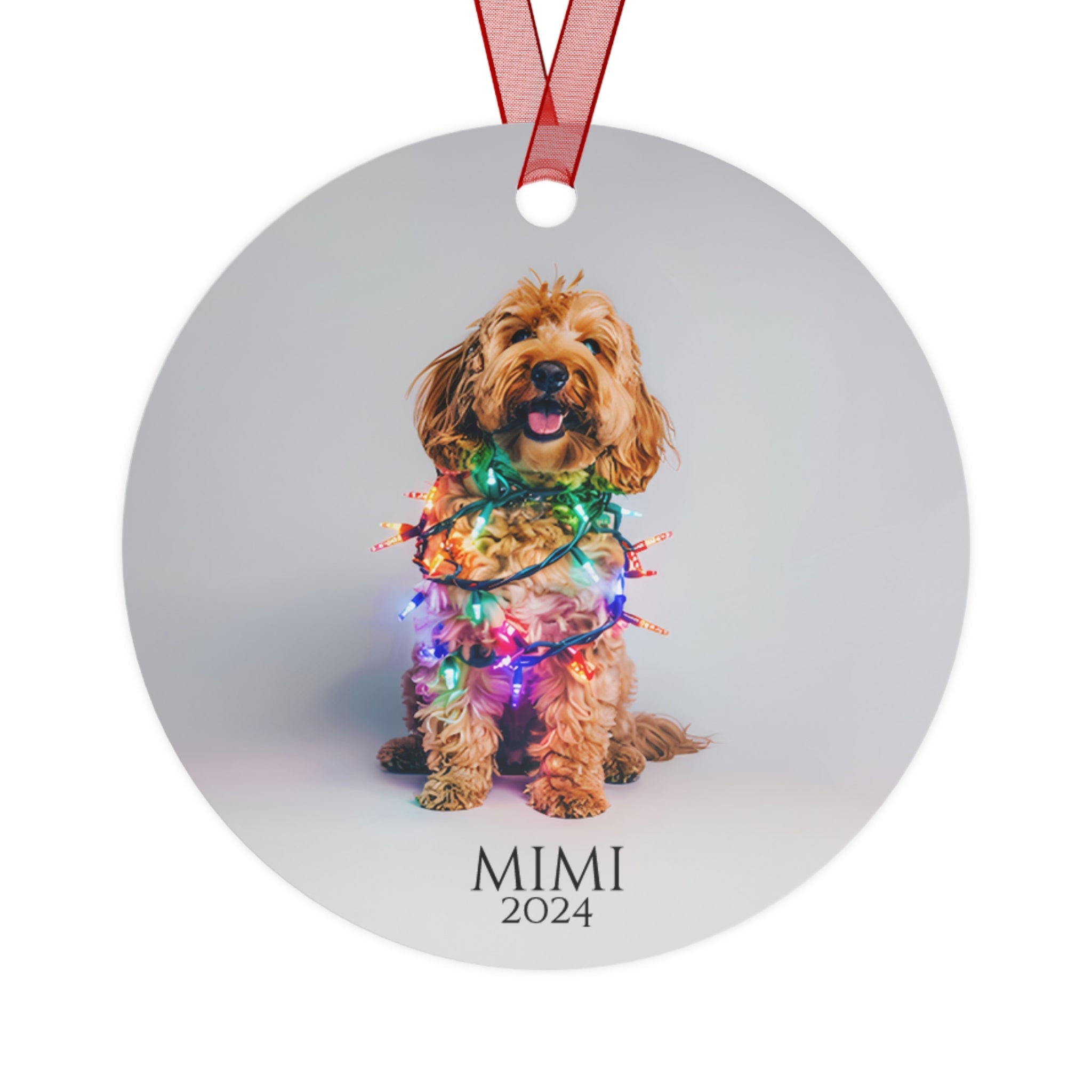 Custom Dog ArtCavapoo Christmas Ornament | Personalized