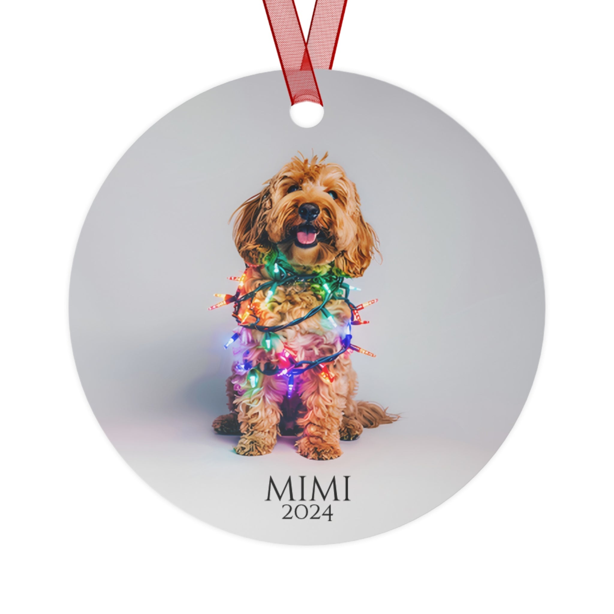 Custom Dog ArtCavapoo Christmas Ornament | Personalized