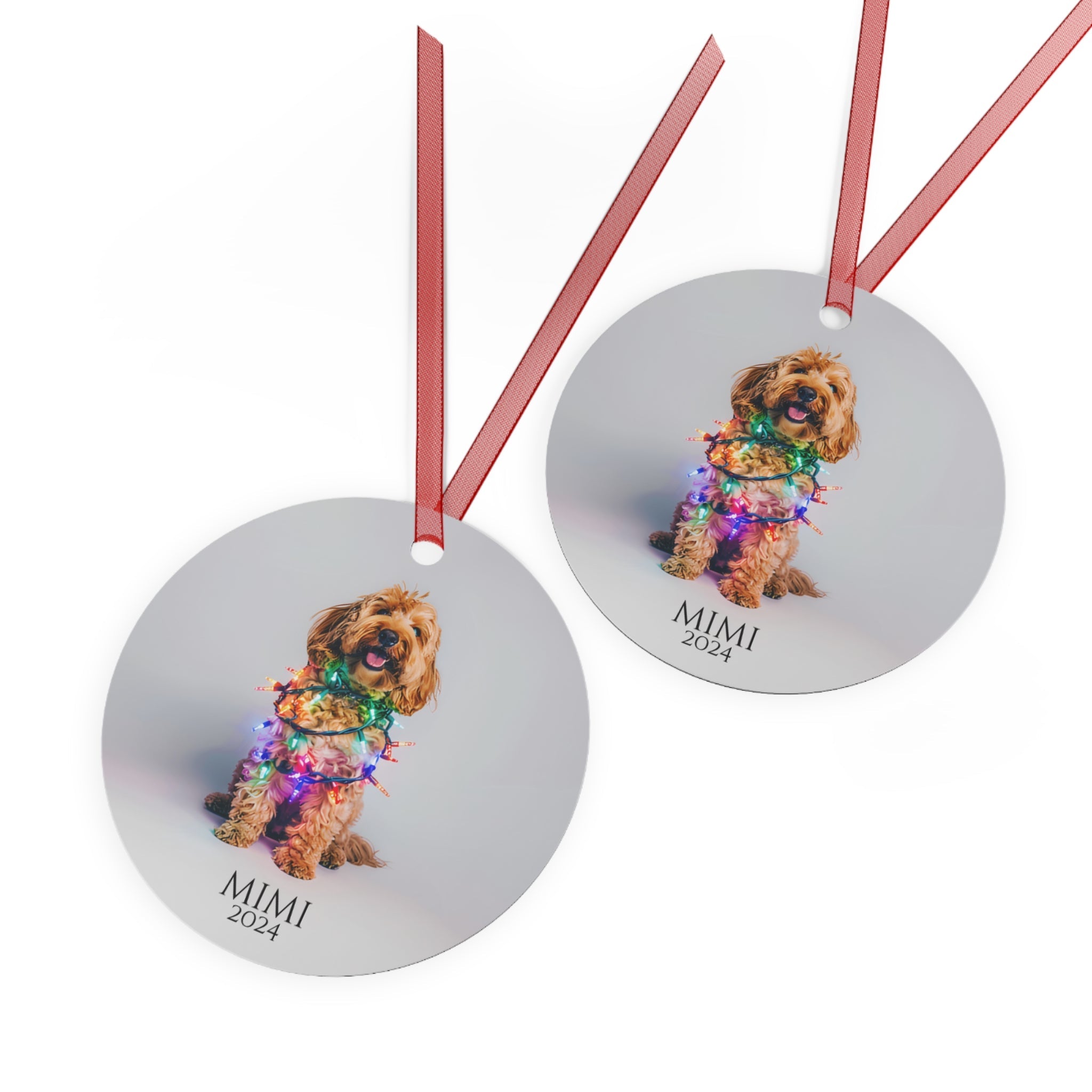 Custom Dog ArtCavapoo Christmas Ornament | Personalized