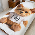 Load image into Gallery viewer, Custom Dog ArtCustom Dog Memorial Blanket, Turn Your Dog’s Photo into a Cuddly Stuffed Animal Blanket, Pet Loss Gift Keepsake
