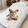 Load image into Gallery viewer, Custom Dog ArtCustom Dog Memorial Blanket, Turn Your Dog’s Photo into a Cuddly Stuffed Animal Blanket, Pet Loss Gift Keepsake
