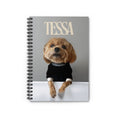 Load image into Gallery viewer, Custom Dog ArtCustom Dog Portrait Spiral Notebook
