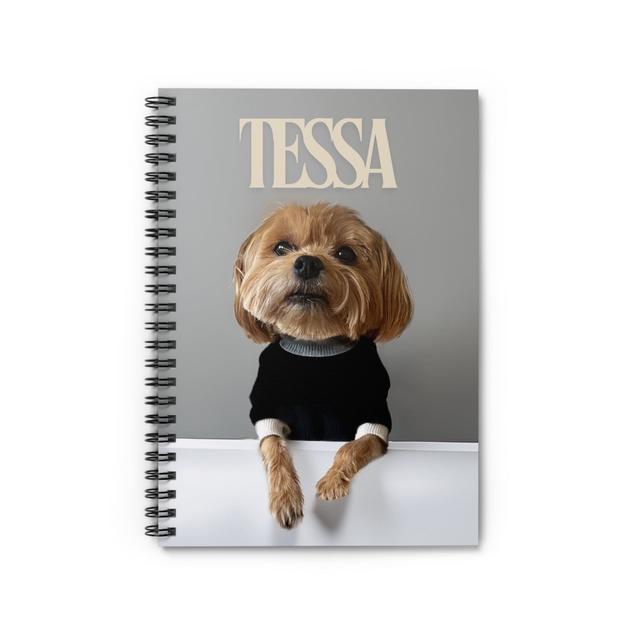 Custom Dog ArtCustom Dog Portrait Spiral Notebook