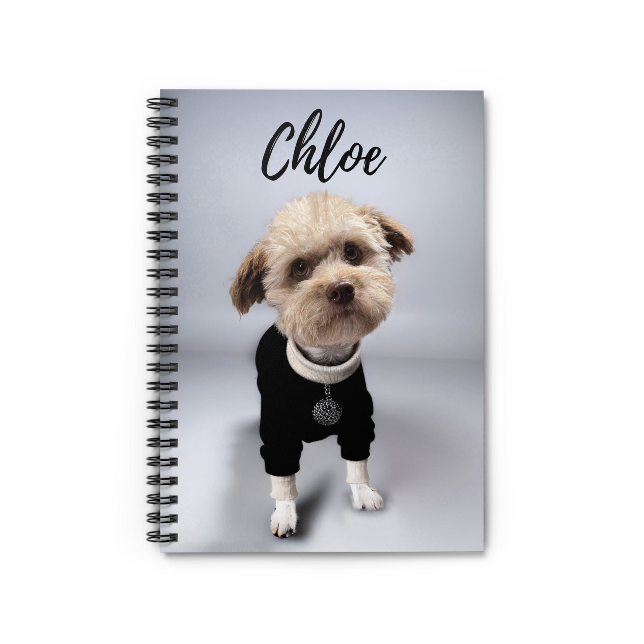 Custom Dog ArtCustom Dog Portrait Spiral Notebook