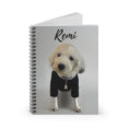 Load image into Gallery viewer, Custom Dog ArtCustom Dog Portrait Spiral Notebook
