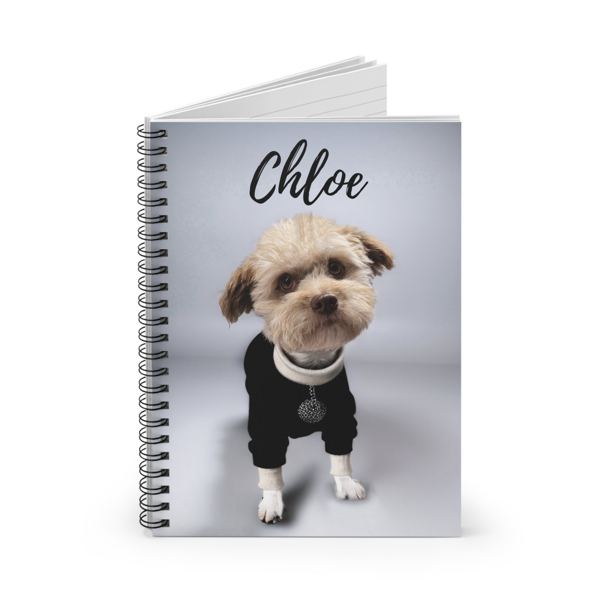 Custom Dog ArtCustom Dog Portrait Spiral Notebook