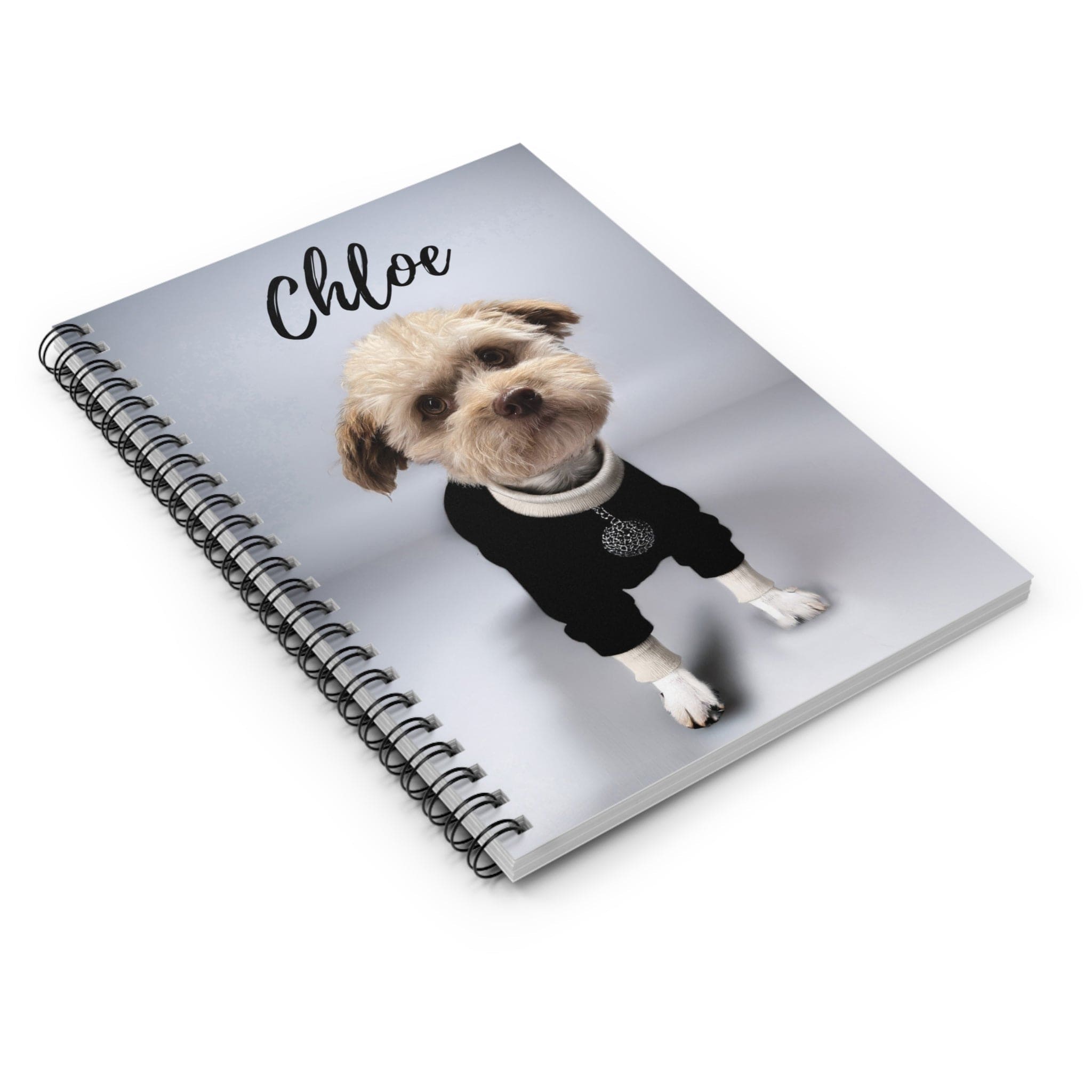 Custom Dog ArtCustom Dog Portrait Spiral Notebook