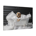 Load image into Gallery viewer, Custom Dog ArtCustom Luxury Dog Spa Portrait – Personalized Pet Grooming Salon Art
