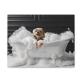 Load image into Gallery viewer, Custom Dog ArtCustom Luxury Dog Spa Portrait – Personalized Pet Grooming Salon Art
