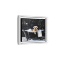 Load image into Gallery viewer, Custom Dog ArtDog Bath Time Framed Art, Pet Lovers Decor, Fun Home Wall Art, Dog Owner Gift, Bubble Bath Canvas, Pet Bathroom Art
