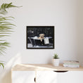 Load image into Gallery viewer, Custom Dog ArtDog Bath Time Framed Art, Pet Lovers Decor, Fun Home Wall Art, Dog Owner Gift, Bubble Bath Canvas, Pet Bathroom Art
