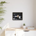 Load image into Gallery viewer, Custom Dog ArtDog Bath Time Framed Art, Pet Lovers Decor, Fun Home Wall Art, Dog Owner Gift, Bubble Bath Canvas, Pet Bathroom Art
