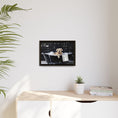 Load image into Gallery viewer, Custom Dog ArtDog Bath Time Framed Art, Pet Lovers Decor, Fun Home Wall Art, Dog Owner Gift, Bubble Bath Canvas, Pet Bathroom Art
