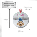 Load image into Gallery viewer, Custom Dog ArtGoldendoodle Christmas Tree Decor, Durable White Aluminum Ornaments, Metal Ornament, Festive Holiday Cheer, Scratch and Chip - Resistant,
