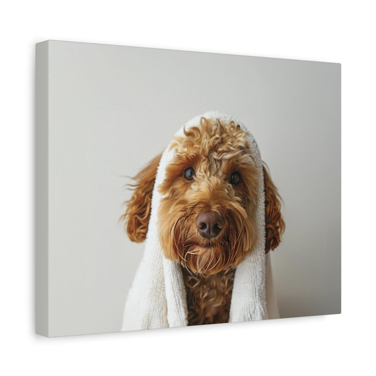 Custom Dog ArtLabradoodle Bath Art - Personalized Dog Bath Art