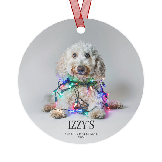 Custom Dog ArtLabradoodle Christmas Ornament | Personalized