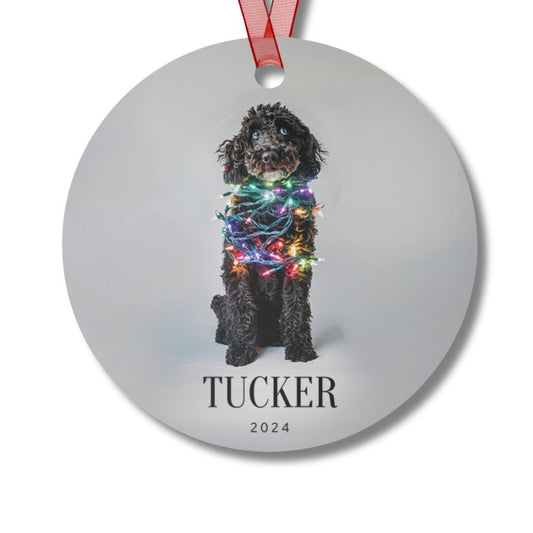 Custom Dog ArtLabradoodle Christmas Ornament | Personalized