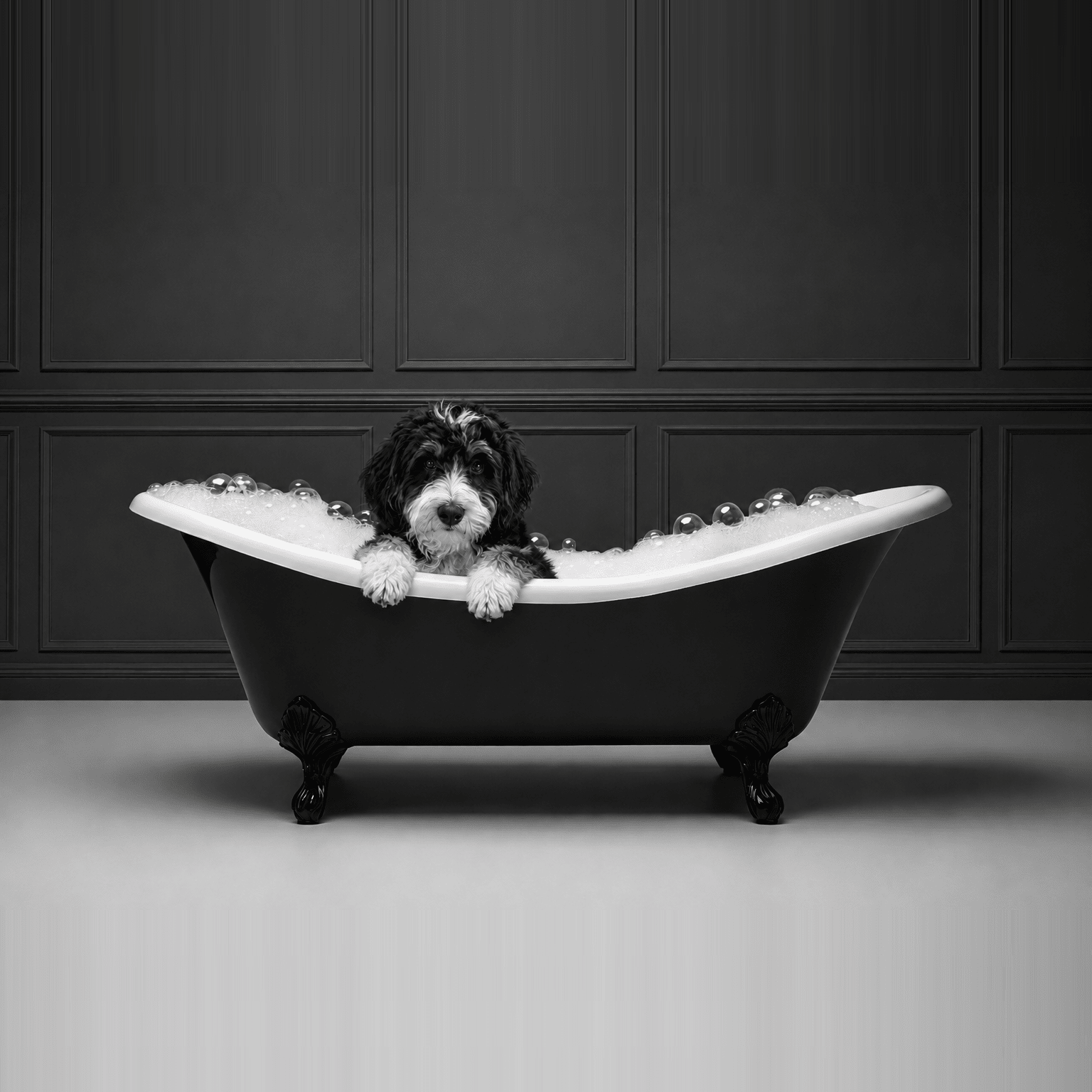 Custom Dog ArtLuxury Custom Dog Spa Portrait – Personalized Dog Art From Your Photo