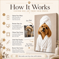 Load image into Gallery viewer, Custom Dog ArtLuxury Custom Dog Spa Portrait – Personalized Dog Art From Your Photo
