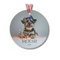 Load image into Gallery viewer, Custom Dog ArtMiniature Schnauzer Personalized Christmas Ornament
