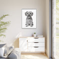 Load image into Gallery viewer, Custom Dog ArtPet Portrait Canvas, Framed Wall Art, Dog Photo Gift, Custom Pet Artwork, Home Decor, Dog Lover's Gift
