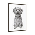 Load image into Gallery viewer, Custom Dog ArtPet Portrait Canvas, Framed Wall Art, Dog Photo Gift, Custom Pet Artwork, Home Decor, Dog Lover's Gift
