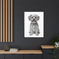 Load image into Gallery viewer, Custom Dog ArtPet Portrait Canvas, Framed Wall Art, Dog Photo Gift, Custom Pet Artwork, Home Decor, Dog Lover's Gift
