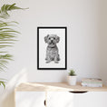 Load image into Gallery viewer, Custom Dog ArtPet Portrait Canvas, Framed Wall Art, Dog Photo Gift, Custom Pet Artwork, Home Decor, Dog Lover's Gift
