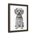 Load image into Gallery viewer, Custom Dog ArtPet Portrait Canvas, Framed Wall Art, Dog Photo Gift, Custom Pet Artwork, Home Decor, Dog Lover's Gift
