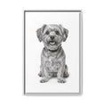 Load image into Gallery viewer, Custom Dog ArtPet Portrait Canvas, Framed Wall Art, Dog Photo Gift, Custom Pet Artwork, Home Decor, Dog Lover's Gift
