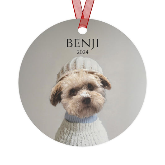 Custom Dog ArtPet portrait ornament, Metal Ornaments, Dog ornament, Unique design ornament, Christmas ornament, Holiday decor