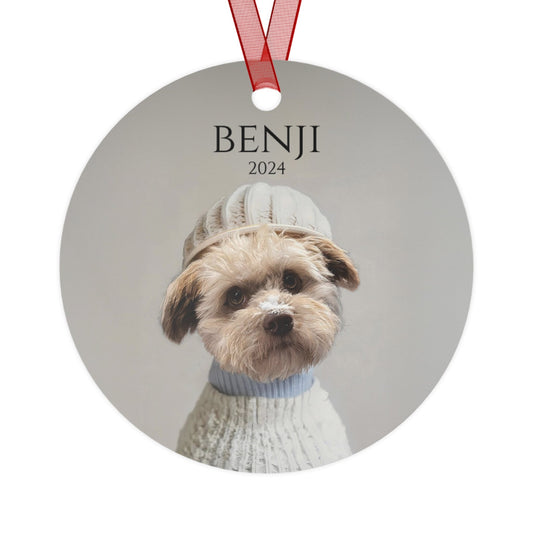 Custom Dog ArtPet portrait ornament, Metal Ornaments, Dog ornament, Unique design ornament, Christmas ornament, Holiday decor
