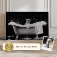 Load image into Gallery viewer, Custom Dog ArtPet Portriat Custom Dog Bubble Bath Canvas – Adorable Personalized Pet Art
