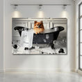 Load image into Gallery viewer, Custom Dog ArtPomeranian Bubble Bath Art | Personalized Dog Decor
