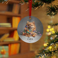 Load image into Gallery viewer, Custom Dog ArtPomeranian Christmas Ornament | Personalized
